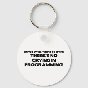 Llavero No hay llanto en la programación
