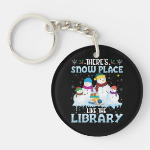 Llavero No hay lugar como la Navidad de la Biblioteca