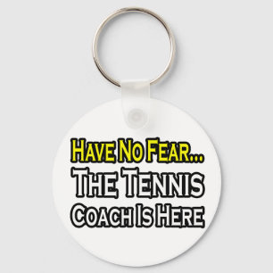 Llavero No hay miedo... entrenador de tenis