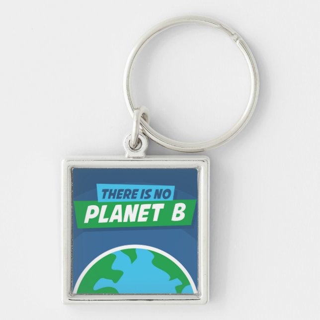 Llavero No Hay Planeta B (Frente)