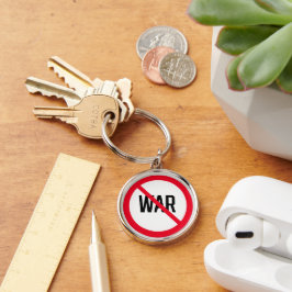 Llavero No hay Rótulo prohibido por la guerra | Keychain P