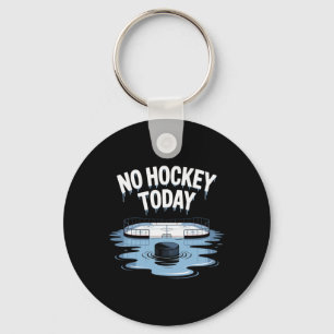Llavero No Hockey Hoy Pegatina Divertido Jugador de Hockey