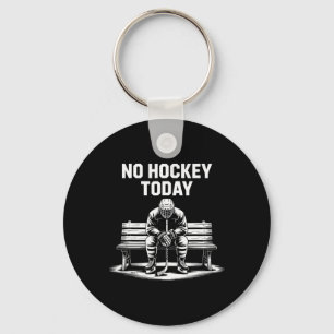 Llavero No Hockey Hoy Pegatina Divertido Jugador de Hockey
