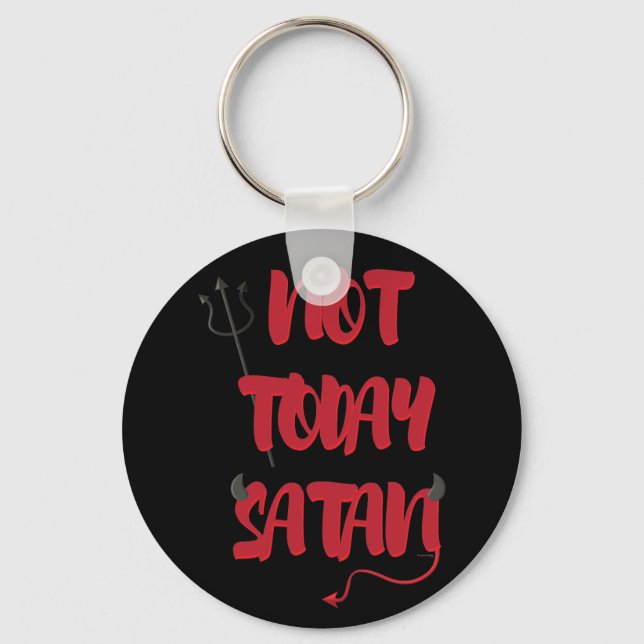 Llavero No hoy Satanás (Anverso)