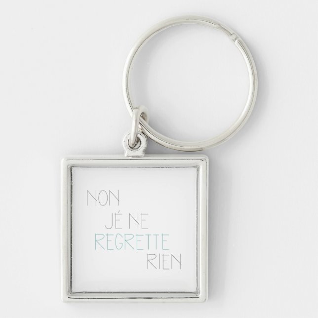 Llavero No, Je Ne Regrette Rien - No, No Lamento Nada (Frente)
