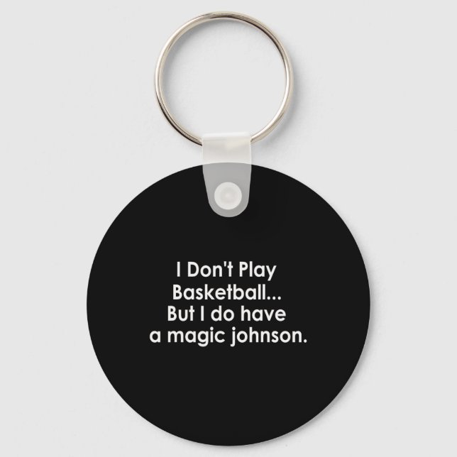 Llavero No juego Sketll pero tengo un Magic Johnson (Anverso)