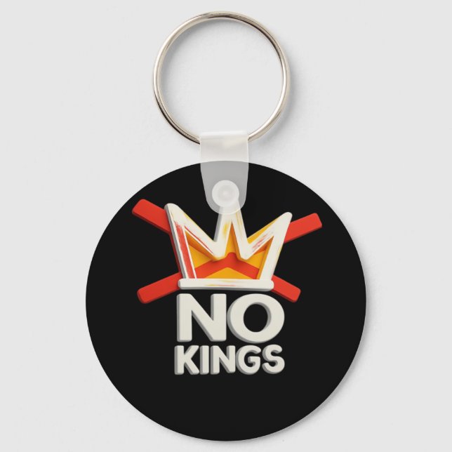 Llavero No Kings Anti Minimal Clean Design (Anverso)