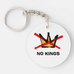 Llavero NO KINGS Camiseta Anti-Trump Pro-democracia