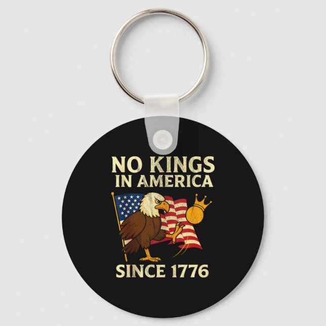 Llavero No Kings In America 1776 Tank Top  (Anverso)