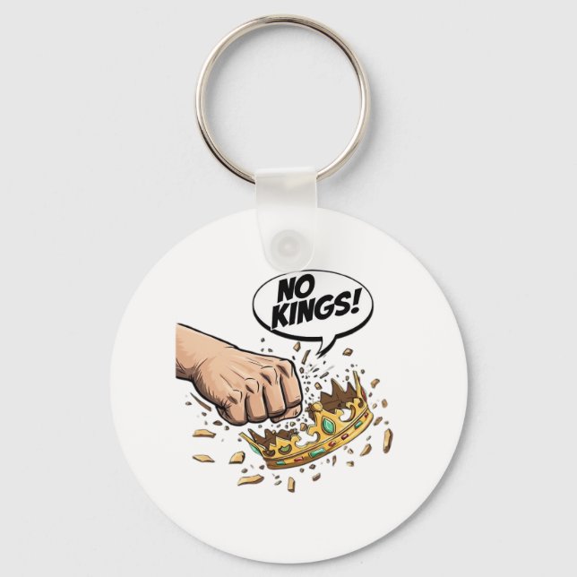 Llavero No Kings In America Creative Design (Anverso)