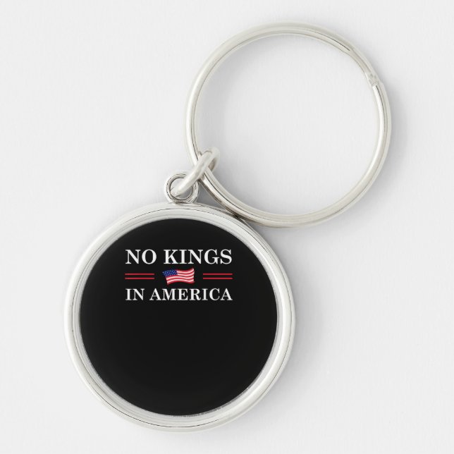 Llavero No Kings In America Freedom No King Lives American (Frente)
