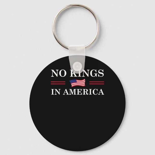 Llavero No Kings In America Freedom No King Lives American (Anverso)