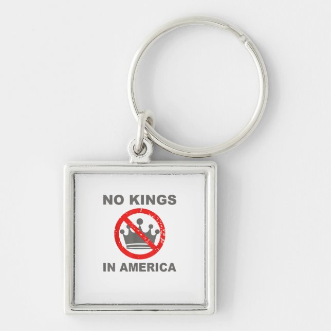 Llavero No Kings In America Patriotic Casual (Frente)