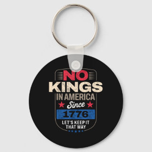 Llavero No Kings In America Retro Clásico