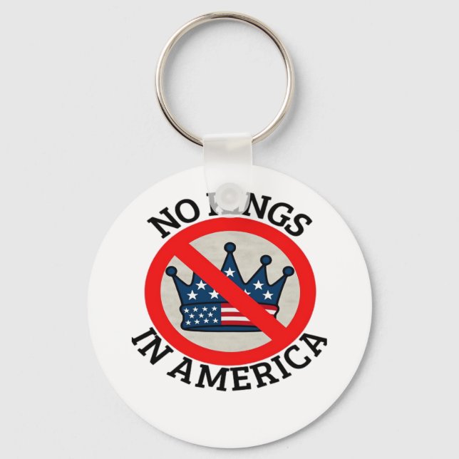 Llavero No Kings In America Retro Classic (Anverso)