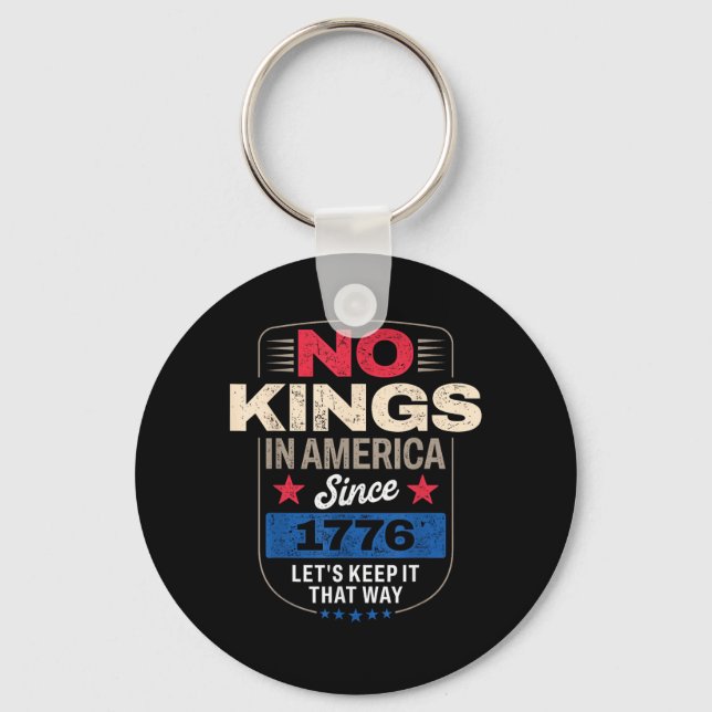 Llavero No Kings In America Retro Classic (Anverso)