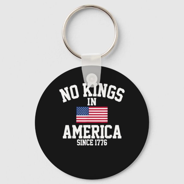 Llavero No Kings In America Since 1776 America Flag (Anverso)