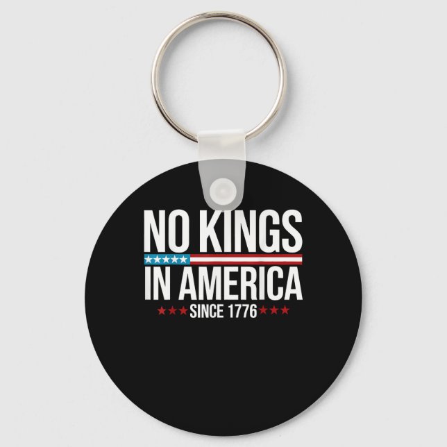 Llavero No Kings In America Since 1776 Artistic Graphic (Anverso)