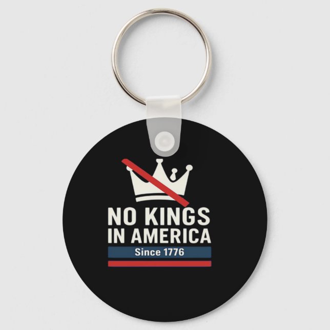 Llavero No Kings In America Since 1776 Patriotic Graphic D (Anverso)