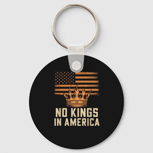 Llavero No Kings In America United States Independence Cre (Anverso)