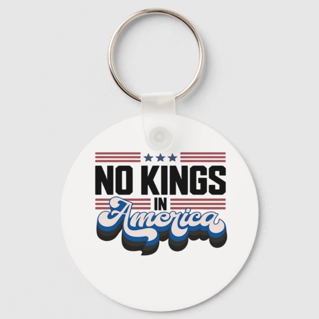 Llavero No Kings In America USA Retro Classic (Anverso)