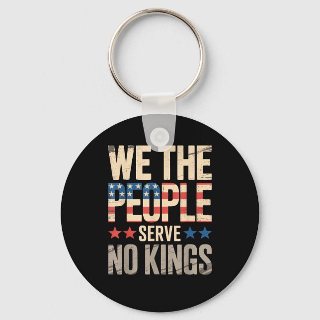 Llavero No Kings In America We The People (Anverso)