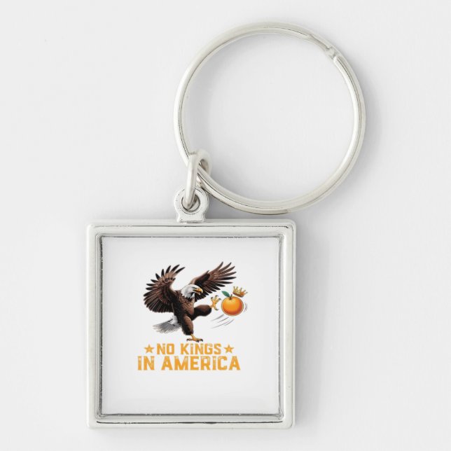 Llavero No Kings In America We The People Political Retro  (Frente)