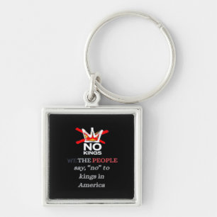 Llavero No Kings We the People Estilo Clásico Libertad