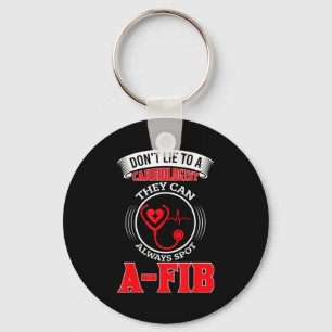 Llavero No Le Mientas A Un Cardiólogo St A-fib Divertido C
