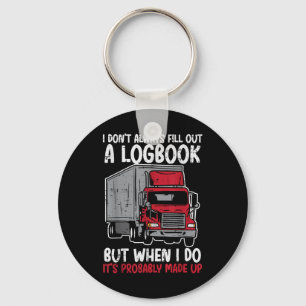 Llavero No llego el libro de agenda camionero gracioso