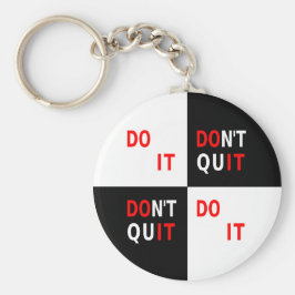 Llavero ¿No lo abandonas la inspiración en blanco negro?