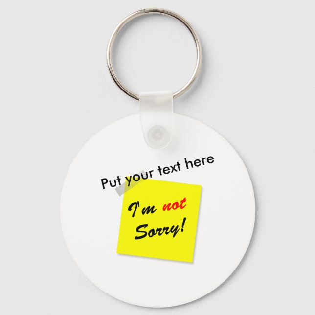 Llavero No lo siento (Anverso)