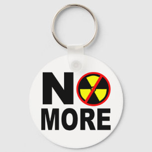 Llavero No más eslogan anti-nuclear