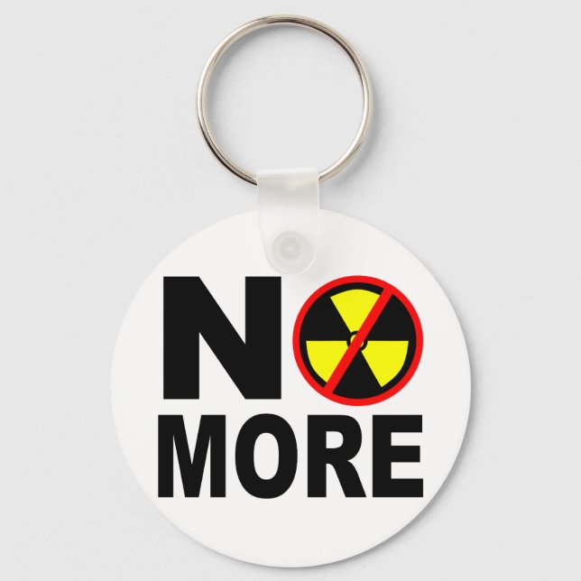 Llavero No más eslogan anti-nuclear (Anverso)