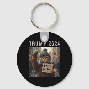 Llavero No me comas gatos para Trump 2024