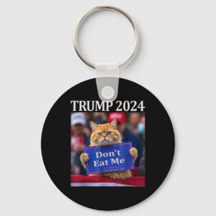 Llavero No me comas gatos para Trump 2024