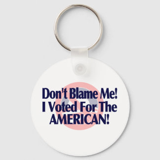Llavero No me culpen, he votado por el americano