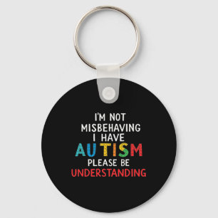 Llavero No me estoy portando mal, tengo autismo, por favor