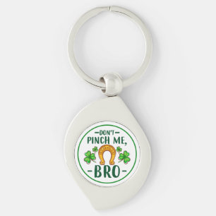 Llavero No me Pellizques Hermano Diseño del Día de San Pat