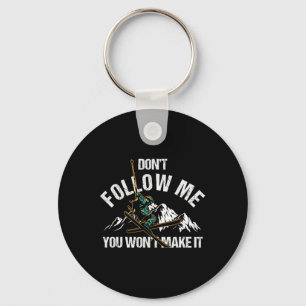 Llavero No Me Seguir No Lo Hará Esquiar Naturaleza