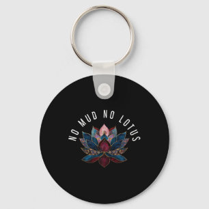 Llavero No Mud No Lotus Flor Zen Budismo Budista Buddh
