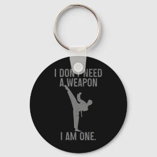 Llavero No Necesito Un Arma Soy Uno Karate Jiu Jitsu Kung