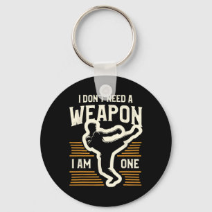 Llavero No Necesito Un Arma Soy Uno Kickboxing Kickboxe