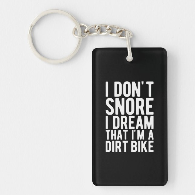 Llavero No niego que sueña que soy una bicicleta sucia - (Frente)