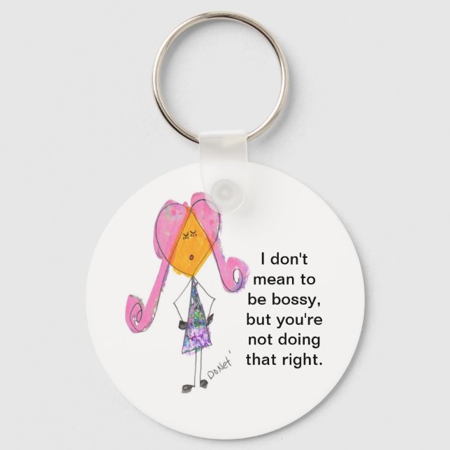 Llavero No pretendo ser caprichoso (Anverso)