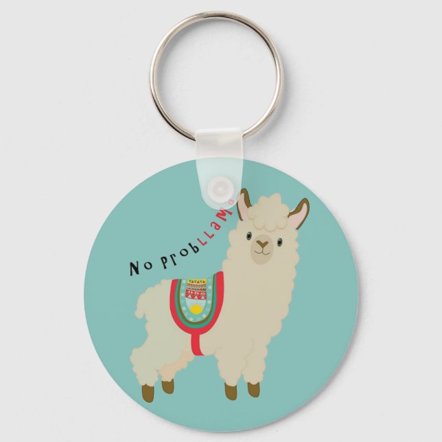 Llavero No ProbLlama (Anverso)