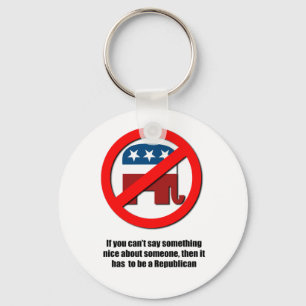 Llavero No puede decir cualquier cosa agradable sobre