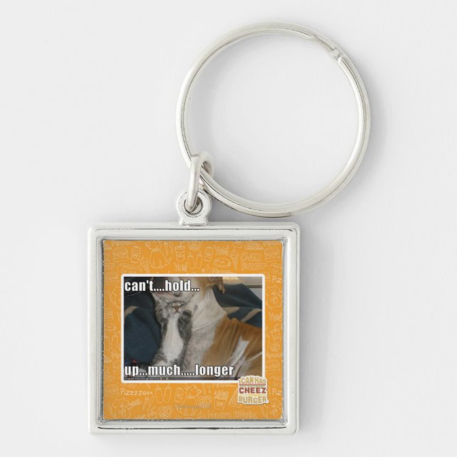 Llavero No puede soportar mucho más de largo (Frente)