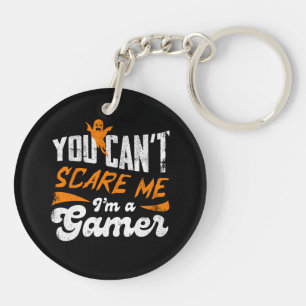 Llavero No puedes asustarme, soy un jugador de regalos par