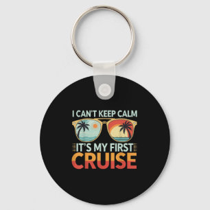 Llavero No puedo mantener la calma es mi primer crucero